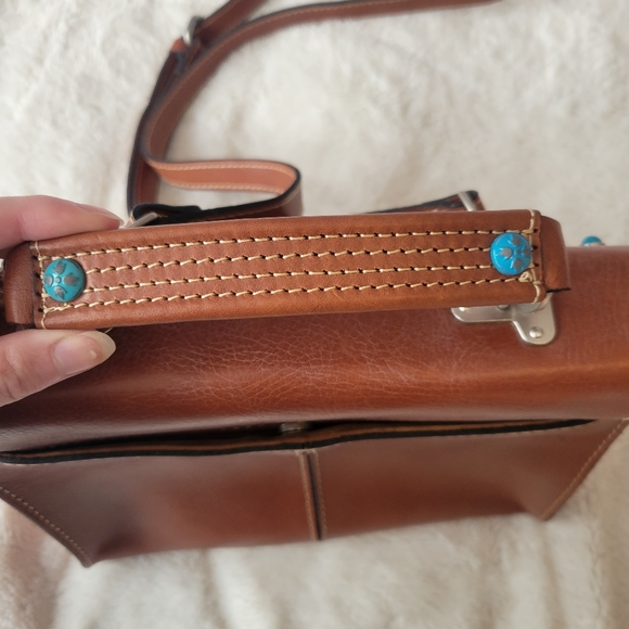 Patricia Nash Diamond Studded Leather Purse - Picture 4 of 13